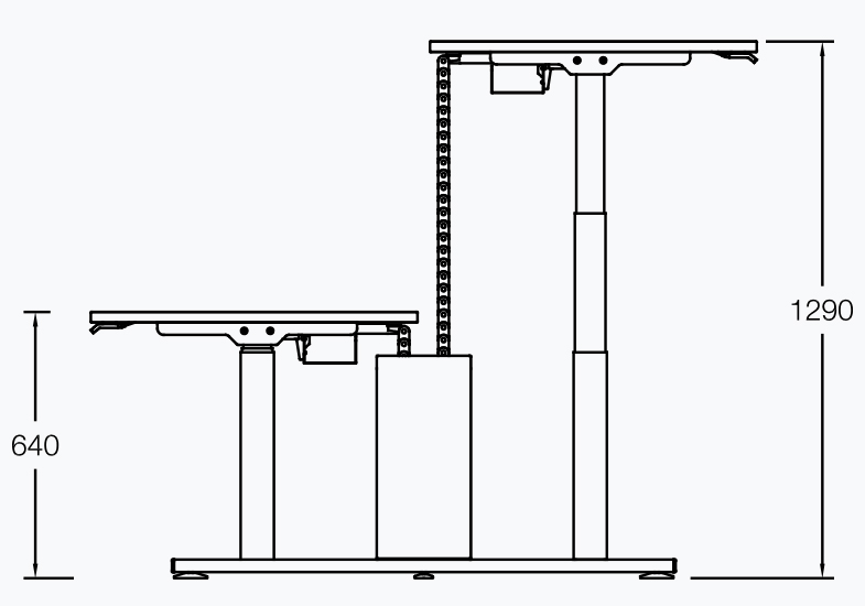 ergonomic-sit-stand-riser-tabletop-workstation-actuator-white