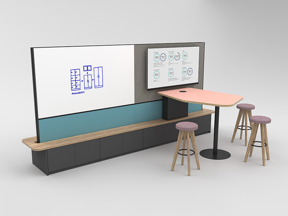 Scrumwall-free-standing-space-defining-structure-workplace-agility-scrum-led-team-activities
