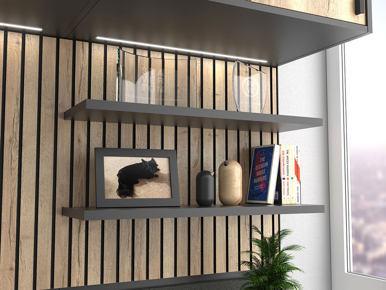 shelving lighting executive office furniture 
